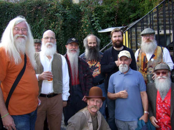Some of the Members attending Carshalton Straw Jack, in Surrey on September 7