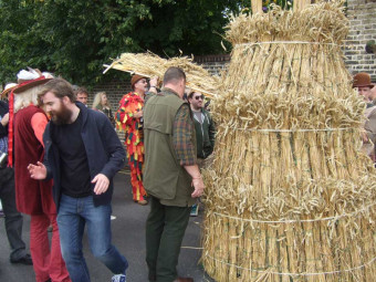 Rob escapes from the Straw Jack after his initiation