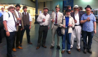 The Handlebar Club and  meet at The Great British Beer Festival