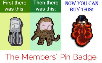 The 3rd Edition TBBC Pin badge is now available to Full Members